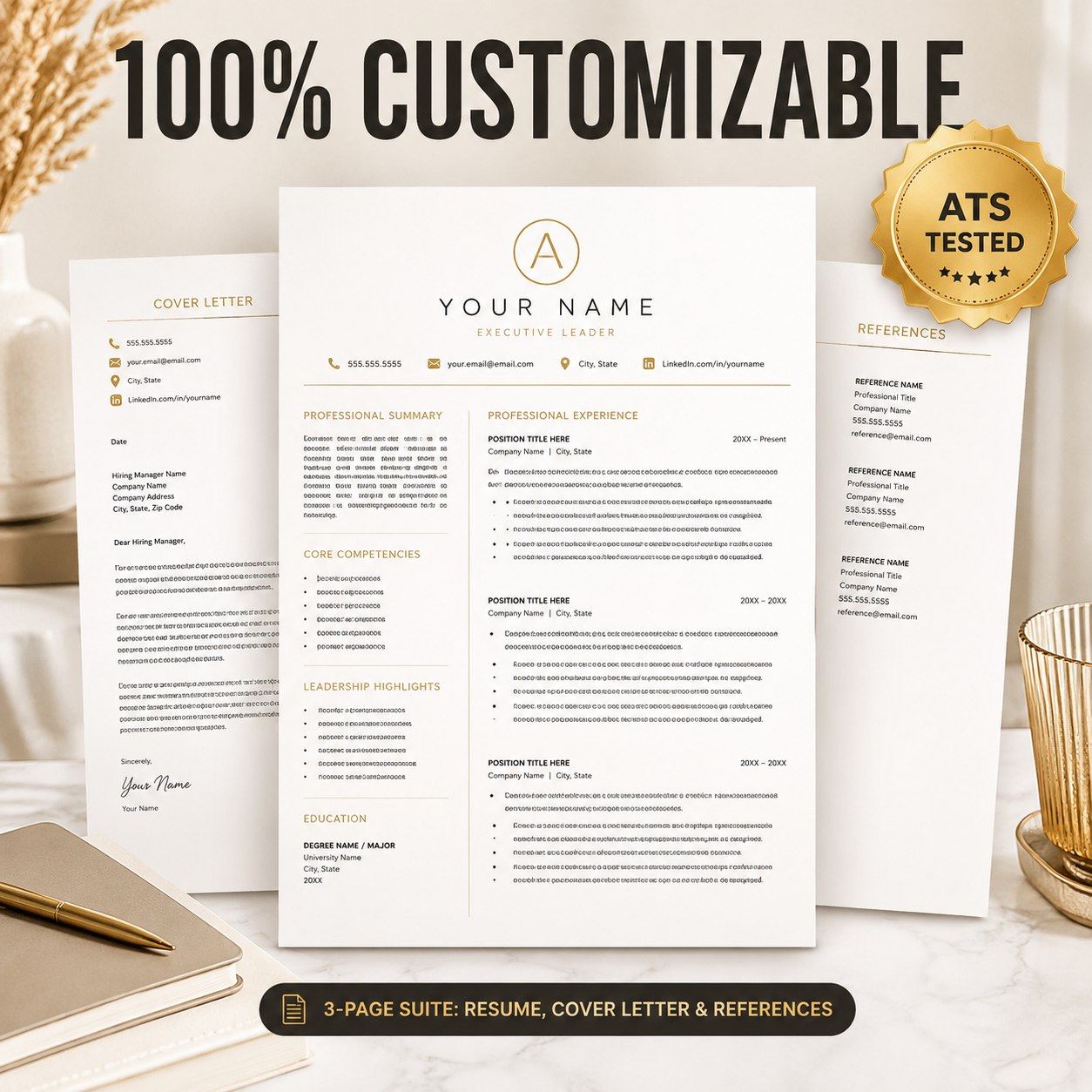 Modern Professional ATS-friendly resume template