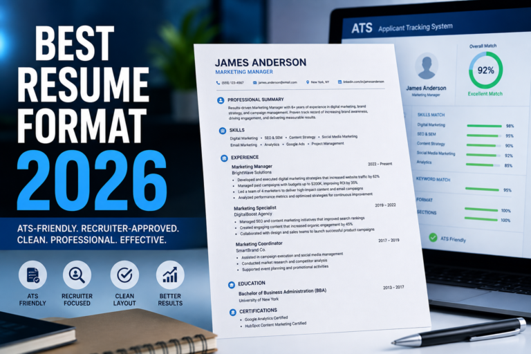 What Is the Best Resume Format for 2026?